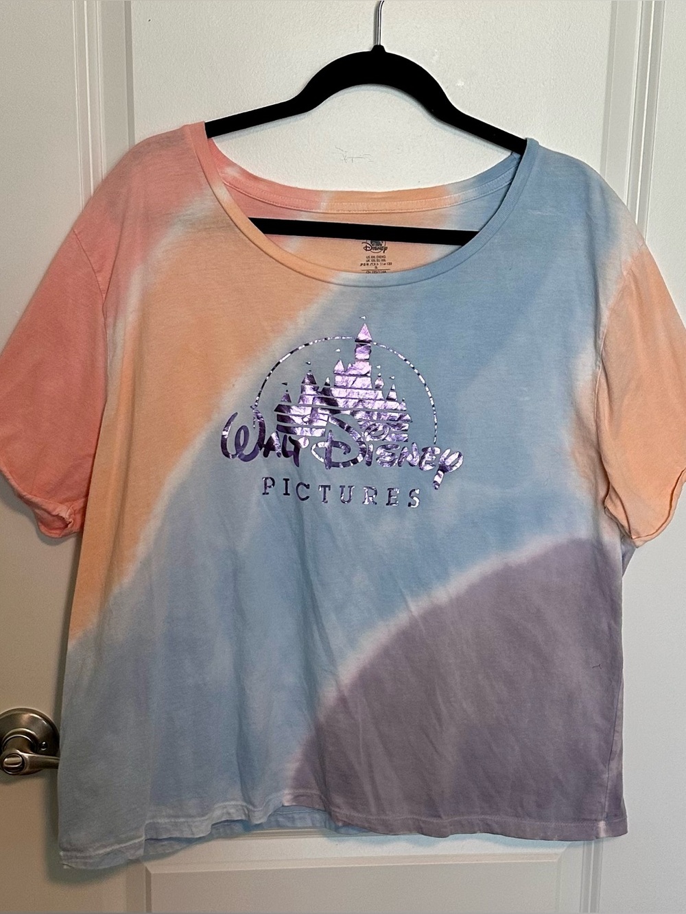 Disney Store Walt Disney Pictures Pastel Tie-Dye Tee XXL